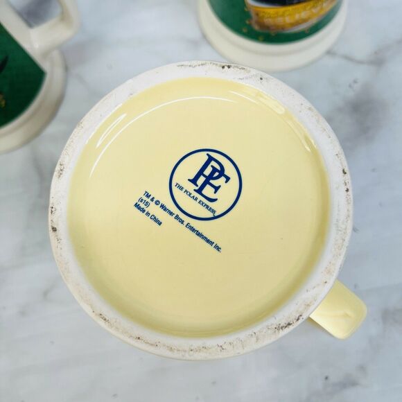 Polar Express Train Ride Believe Hot Chocolate Mug Set of 3 - Picture 5 of 8